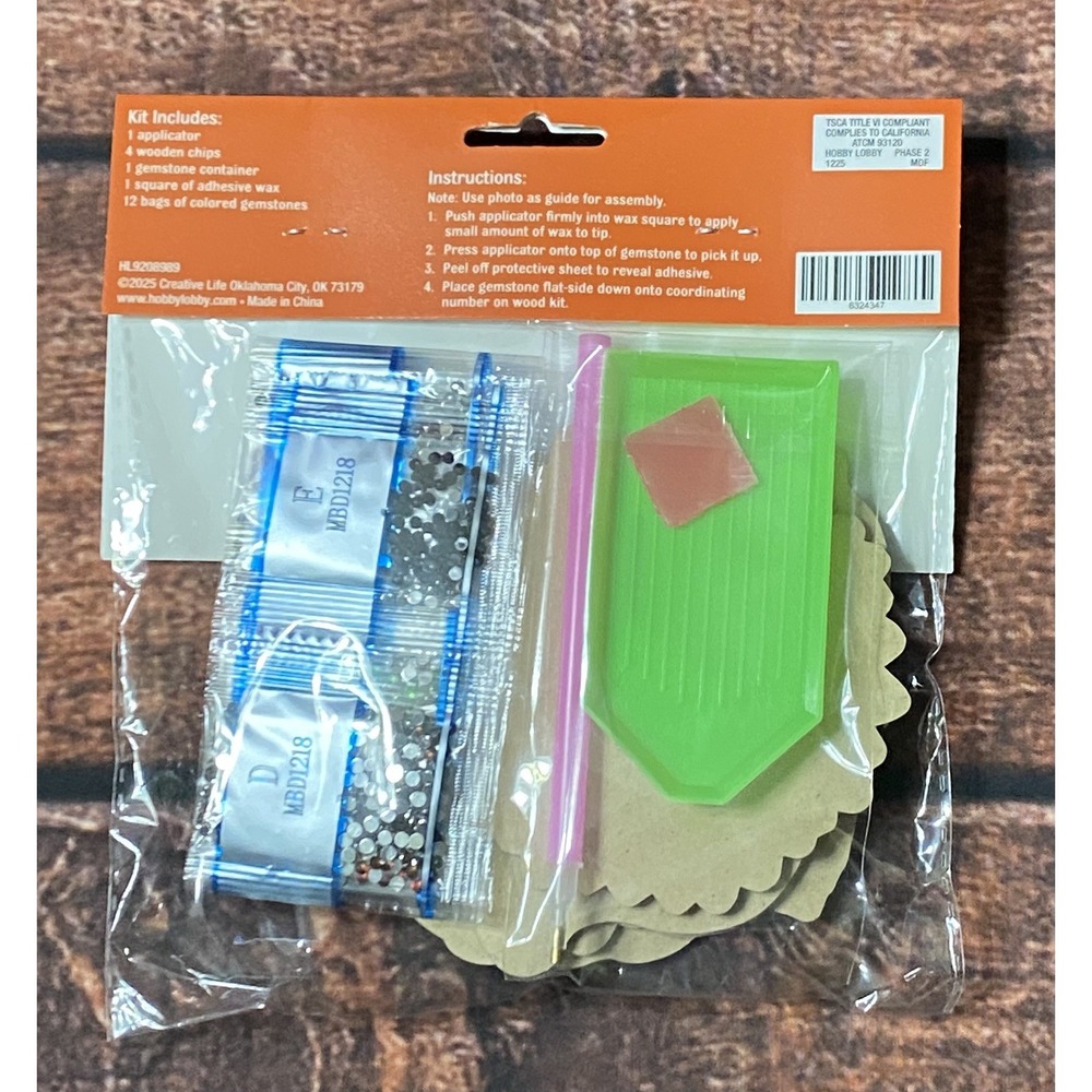 Autumn Wood Diamond Painting Kit Hobby Lobby New - Picture 2 of 2
